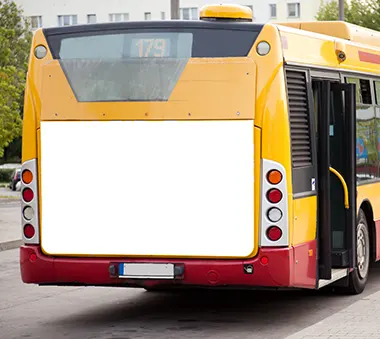 Affichage pour bus et métros